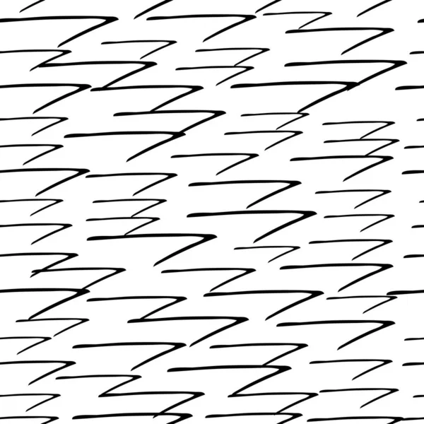 Modello Senza Cuciture Con Frecce Scarabocchiate Disegnate Mano Nera Sfondo — Vettoriale Stock