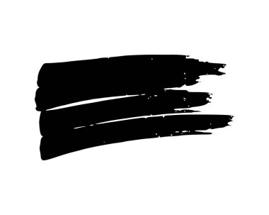 Siyah kalemle karala. Doodle tarzı karalama. Beyaz arkaplanda siyah el çizimi tasarım elemanı. Vektör illüstrasyonu