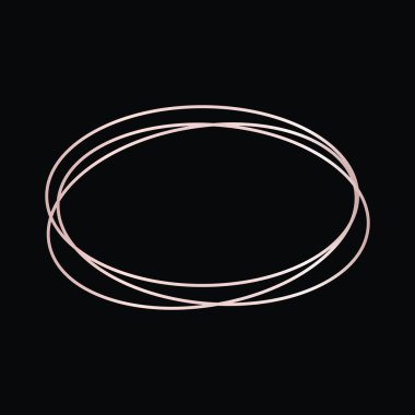 Parlak efektleri koyu arkaplanda izole edilmiş gül sarısı geometrik poligonal çerçeve. Parlak sanat deco arkaplanı boş. Vektör illüstrasyonu