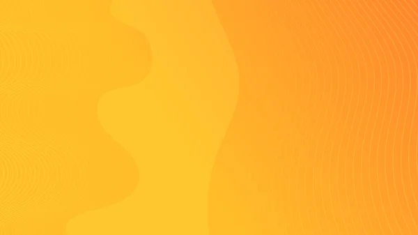 Современный Красочный Градиентный Фон Волнистыми Линиями Желтый Геометрический Абстрактный Фон — стоковый вектор