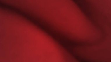 Buruşuk kumaşlı soyut bir arkaplan. Boş uzayı olan koyu kırmızı gerçekçi ipek dokusu. Vektör illüstrasyonu