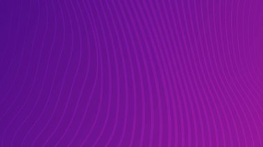 Dalgalı çizgileri olan modern renkli bir arkaplan. Mor geometrik soyut sunum arkaplanı. Vektör illüstrasyonu