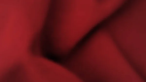 Fondo Abstracto Con Tela Arrugada Textura Seda Realista Color Rojo — Vector de stock