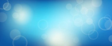 Bulanık bokeh ışık efektli soyut arkaplan. Modern renkli dairesel bulanık ışık arkaplanı. Vektör illüstrasyonu