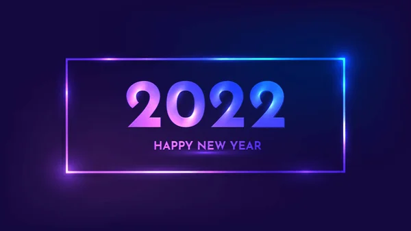 2022 ใหม ออน กรอบร เหล ยมผ ออนพร อมเอฟเฟกต องแสงส าหร — ภาพเวกเตอร์สต็อก