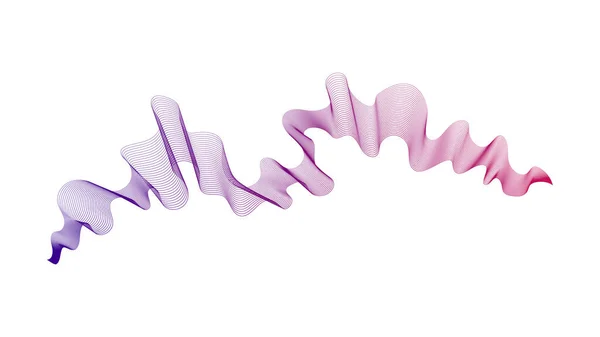 Fond Abstrait Avec Des Lignes Gradient Ondes Violettes Sur Fond — Image vectorielle