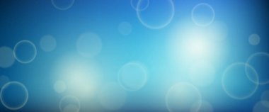 Bulanık bokeh ışık efektli soyut arkaplan. Modern renkli dairesel bulanık ışık arkaplanı. Vektör illüstrasyonu