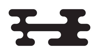 Geleneksel Asya tarzı bulut Japon ve Çin motiflerinden esinlenilmiştir. Baskı ve tasarım için basit siyah dekoratif element. Vektör illüstrasyonu