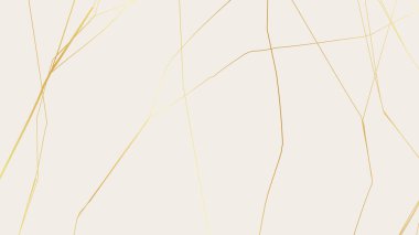 Beyaz arka planda altın sarısı Kintsugi çatlak deseni. Kırık mermere benzeyen altın çatlakların dokusu. Düğün kartları, posterler ve lüks tasarım şablonları için ideal. Vektör illüstrasyonu