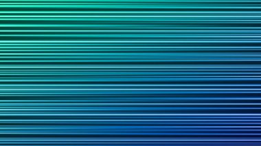 Mavi yatay ışınları olan soyut bir arkaplan. Lazer ışını ve aydınlatma efektleri karanlık arka planda. Neon çizgileri ile hızlı hareket parıltısı. Vektör illüstrasyonu