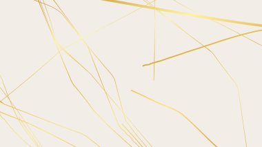 Beyaz arka planda altın sarısı Kintsugi çatlak deseni. Kırık mermere benzeyen altın çatlakların dokusu. Düğün kartları, posterler ve lüks tasarım şablonları için ideal. Vektör illüstrasyonu