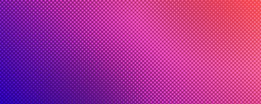 Noktalı arka plan. Çizgi roman tarzında mor pop sanat deseni. Renkli nokta dokusu. Vektör illüstrasyonu