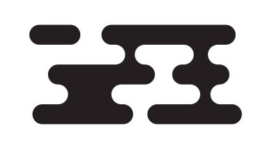 Geleneksel Asya tarzı bulut Japon ve Çin motiflerinden esinlenilmiştir. Baskı ve tasarım için basit siyah dekoratif element. Vektör illüstrasyonu