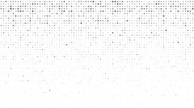 Kareli soyut geometrik arkaplan. Beyaz üzerine gri pikseller ve boş alan. Dijital iş arkaplanı. Vektör illüstrasyonu