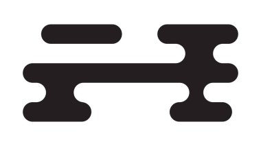 Geleneksel Asya tarzı bulut Japon ve Çin motiflerinden esinlenilmiştir. Baskı ve tasarım için basit siyah dekoratif element. Vektör illüstrasyonu