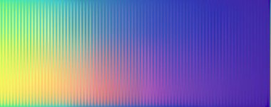 Renkli, buzlu, kaburgalı cam desenli arka plan. Bükülmüş cam yüzeydeki değişken yansımalar. Ilık, parlak bir yüzeye sahip ışıl ışıl bir ışık. Vektör İllüstrasyonu