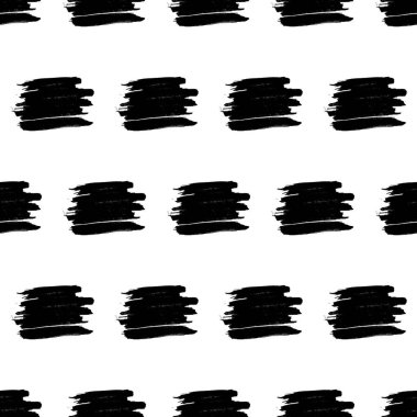 Koyu elle çizilmiş kusursuz desen beyaz arka planda karalama lekesi. Soyut grunge dokusu. Vektör illüstrasyonu