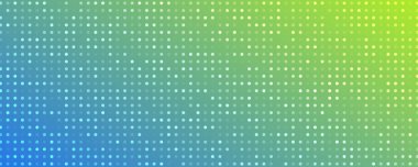 Noktalı arka plan. Çizgi roman tarzında yeşil pop sanat deseni. Renkli nokta dokusu. Vektör illüstrasyonu