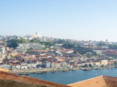 Vila Nova de Gaia 'nın Tarihi Şarap Kulübeleri, Portekiz' in Manzarası