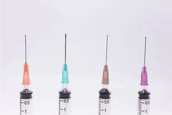 Medizinische Geräte Medizinische Instrumente Spritzen Mit Nadeln — Stockfoto