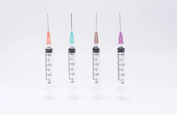 Medizinische Geräte Medizinische Instrumente Spritzen Mit Nadeln — Stockfoto