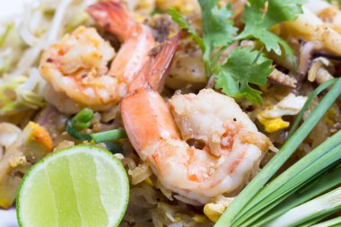 Kızarmış pirinç erişte Deniz Ürünleri pad Tay çanak