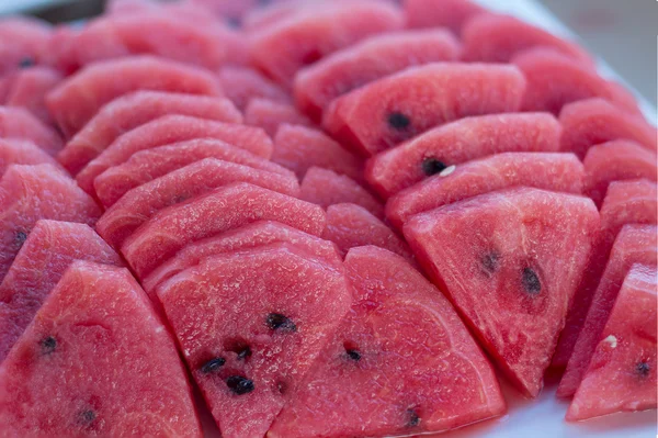 Здоровые продукты питания, красный арбуз — стоковое фото