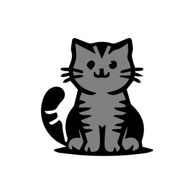 kedi, illüstrasyon, hayvan tasarımı, evcil hayvan, sevimli, resim, köpek, sembol, yavru köpek, çizgi film, grafik, siyah