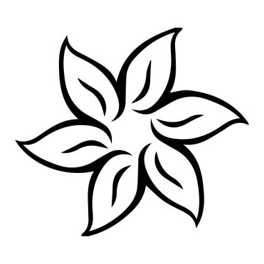 çiçek, ikon, şirin, illüstrasyon, sembol, çiçek, güzellik, graşi