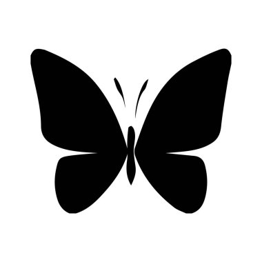 Kelebek, şirin, sembol, simge, siyah, görüntü, vektör, tasarım, sanat, izole edilmiş, çizgi film, siluet, set, güzellik, bahar