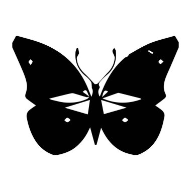 Kelebek, şirin, sembol, simge, siyah, görüntü, vektör, tasarım, sanat, izole edilmiş, çizgi film, siluet, set, güzellik, bahar