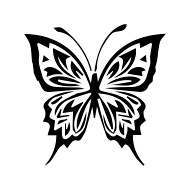 Kelebek, şirin, sembol, simge, siyah, görüntü, vektör, tasarım, sanat, izole edilmiş, çizgi film, siluet, set, güzellik, bahar