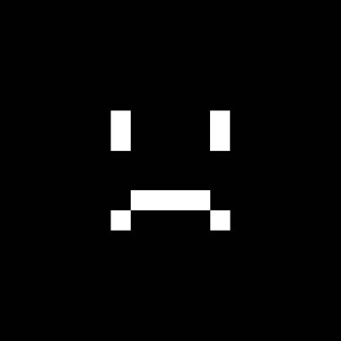 Simple Face Illustration, Pixel Style, Logo Gram, Apps, Pictogram, Simge, Simge veya Grafik Tasarım Elemanı için kullanılabilir. Vektör  