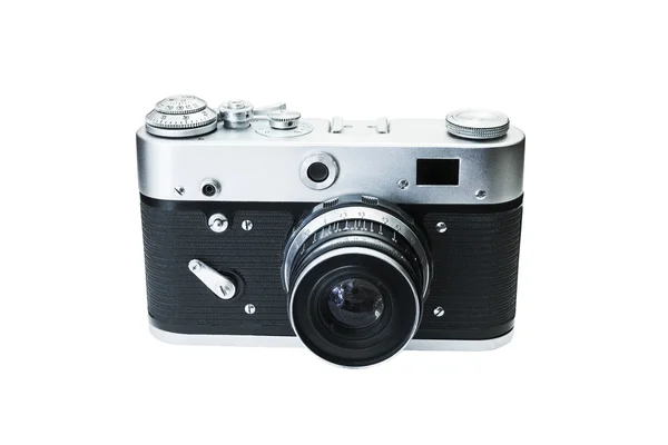 Retro digital photo camera isolated on white — Stock Photo, Image