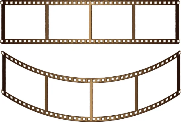 Karalanmış film şeridi.