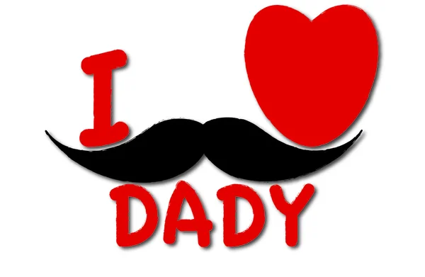 Feliz Dia do Pather. Com amor. Dady... — Vetor de Stock