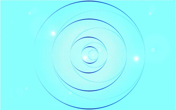Illustrazione astratta con cerchi su sfondo blu — Vettoriale Stock