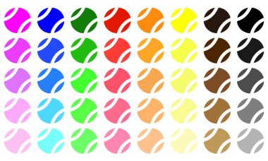 Soyut vektör renk ölçeği