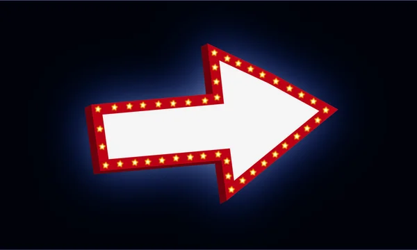 Neon ışıkları ile reklam için çerçeve