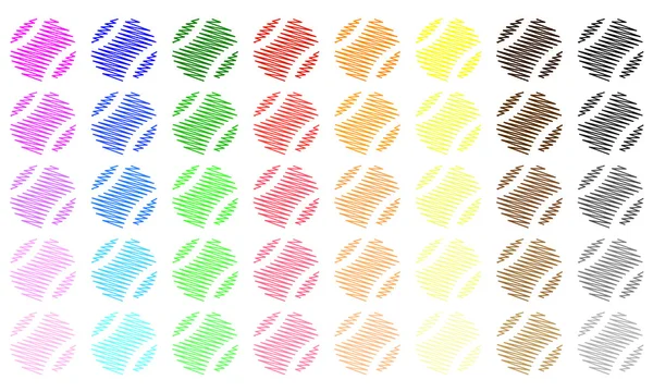 Escala de color de vector abstracto — Archivo Imágenes Vectoriales