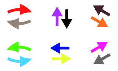 şekilli işaret ok bir yönünü gösterir