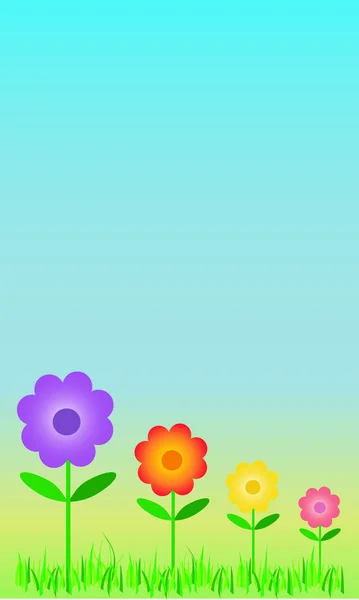 Çiçekli bir arka plan tasarımı
