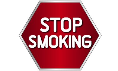 Stop Smoking kelime işaretiyle sembolü