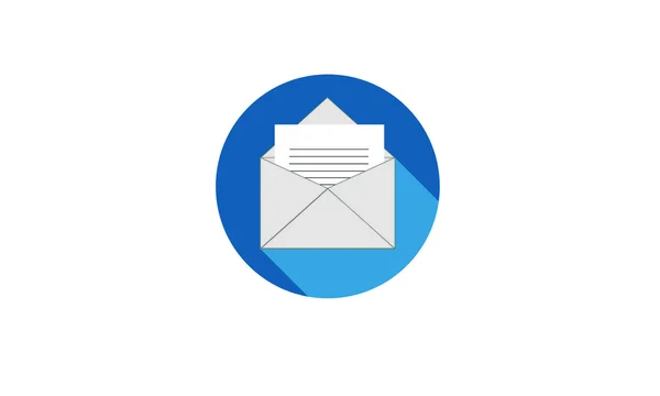 Mavi yuvarlak simge yazışmaları.