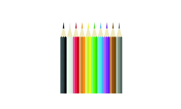 Σύνολο των χρωμάτων για το σχολείο — Διανυσματικό Αρχείο