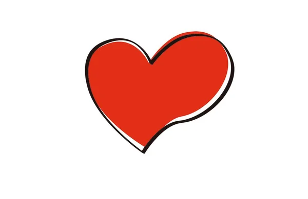 Aşkı kutlamak için kalp organını çiziyorum.