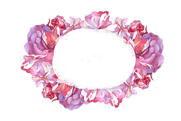 Узор розовый акварельный фон — стоковое фото