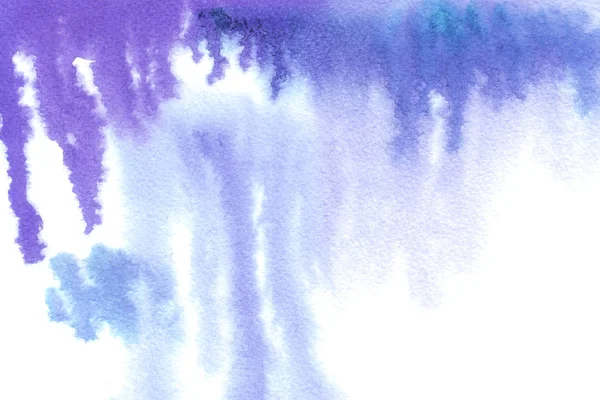 Акварельные пятна воды капли голубой шар — стоковое фото