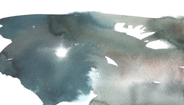 Акварельный фон с серыми цветами — стоковое фото