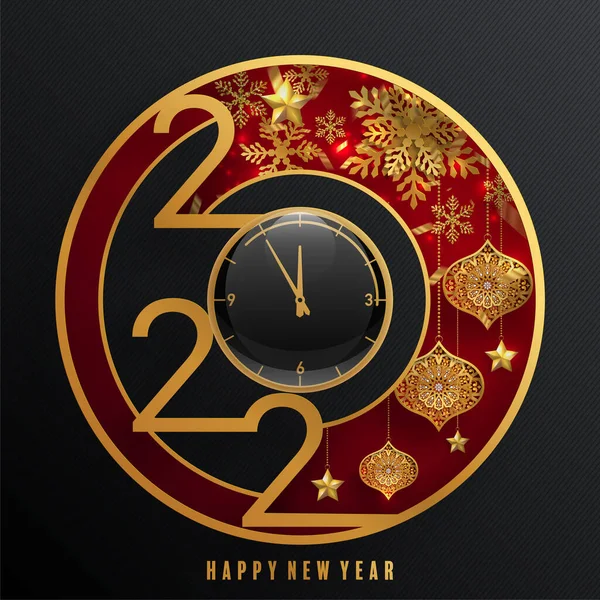 2022 Felice Anno Nuovo Modello Design Natale Logo Design Biglietti — Vettoriale Stock